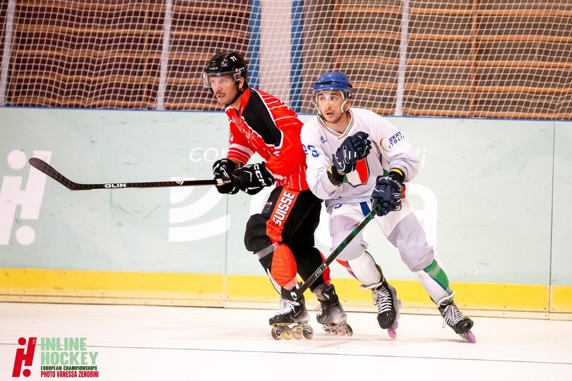 Poster Inline Hockey EM - Spiel um Rang 3: Schweiz vs. Italien